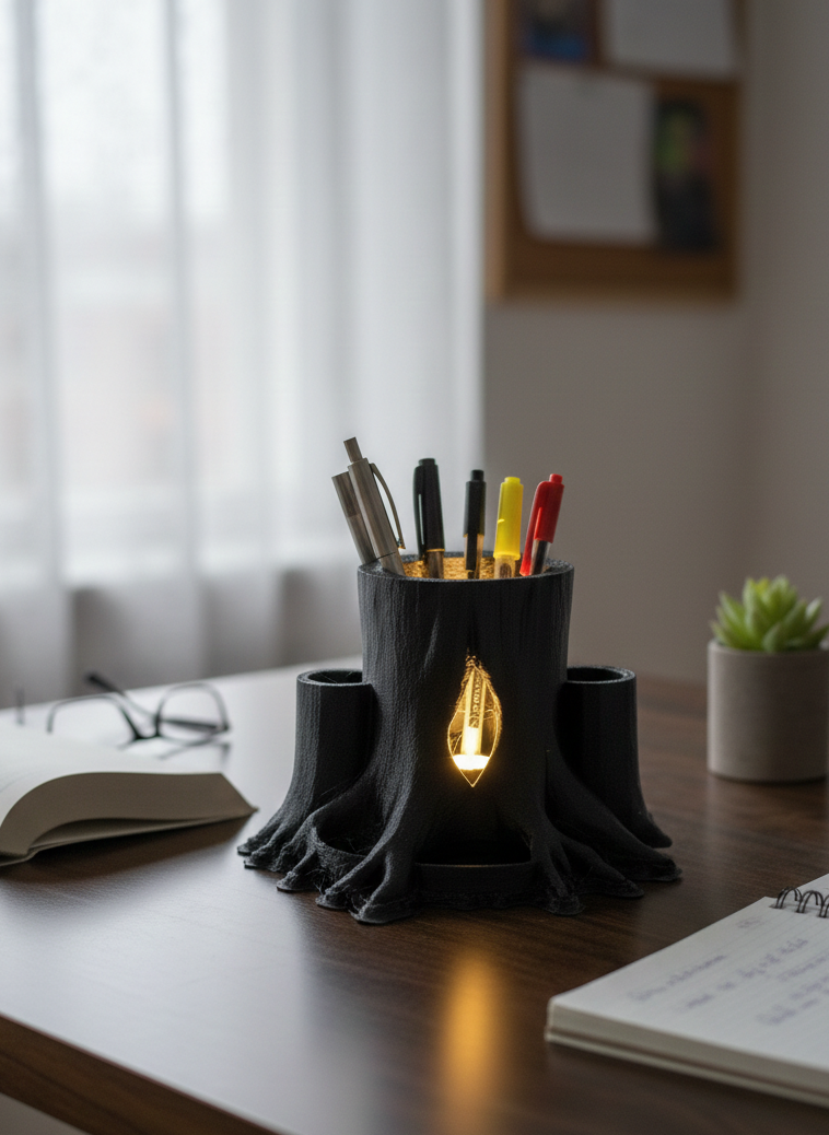 LumiRoot (LED Tree Pen Stand)