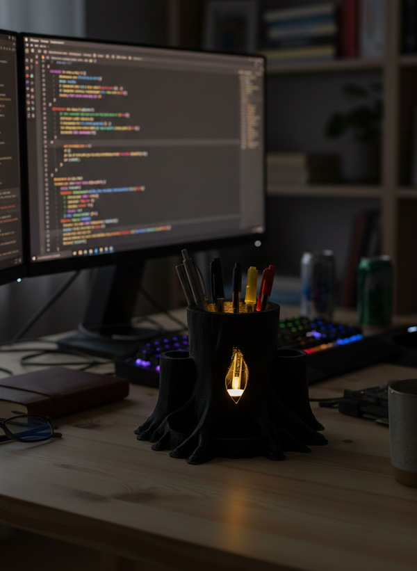 LumiRoot (LED Tree Pen Stand)