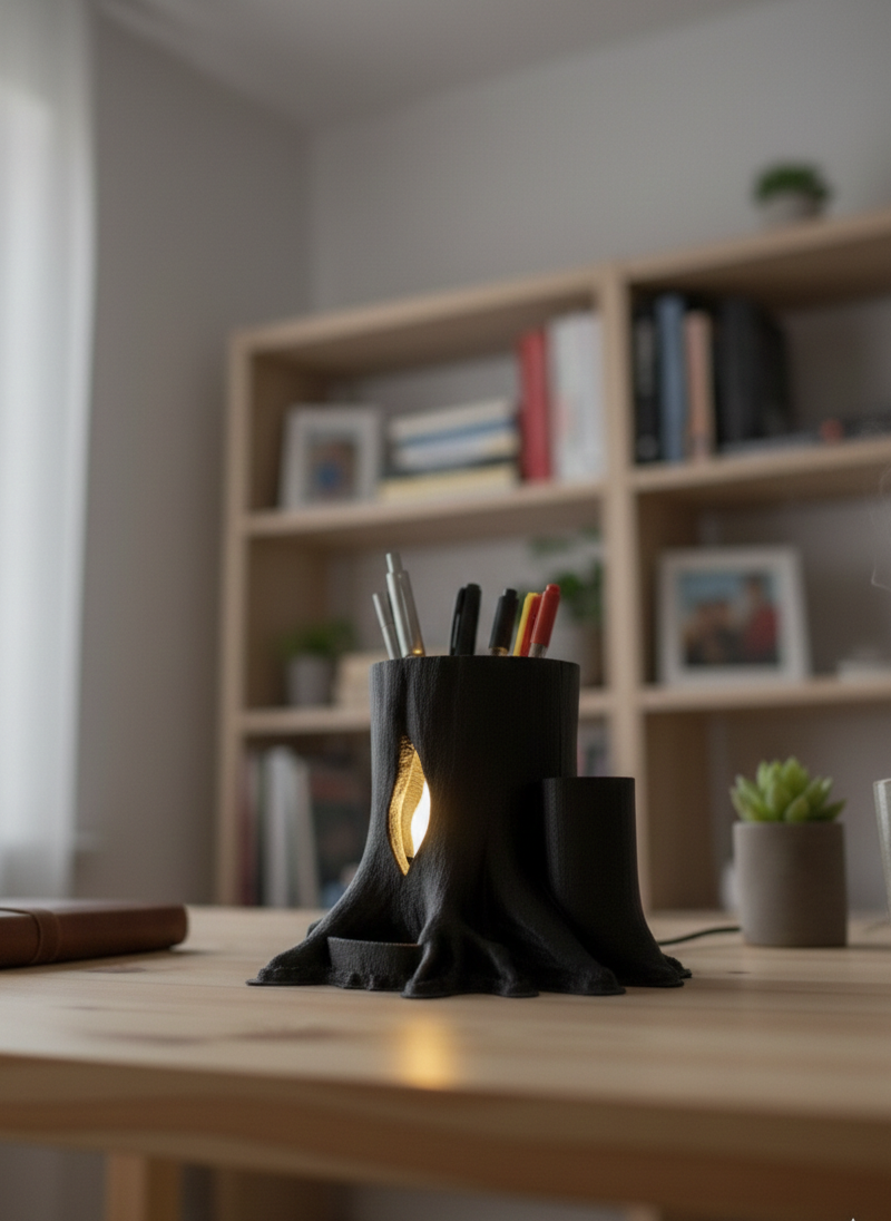 LumiRoot (LED Tree Pen Stand)