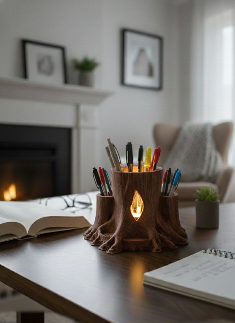 LumiRoot (LED Tree Pen Stand)