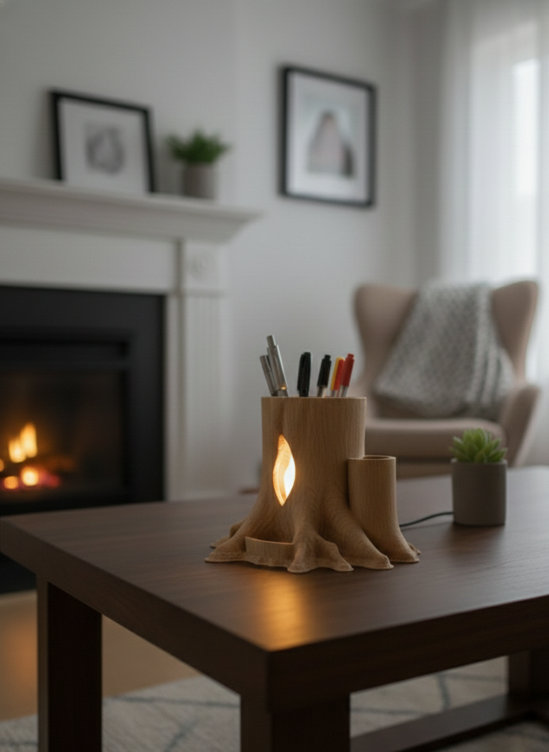 LumiRoot (LED Tree Pen Stand)