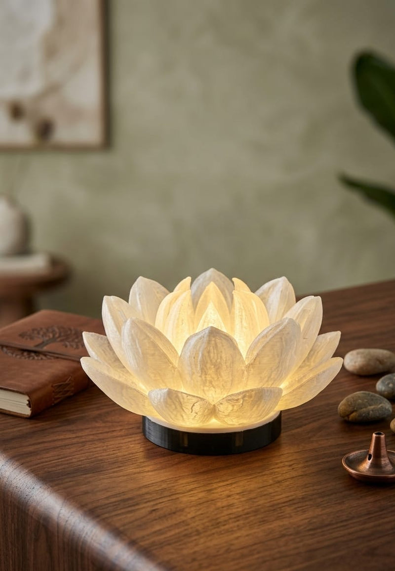 Lotus Aura Lamp - Let Your Space Bloom with Light.